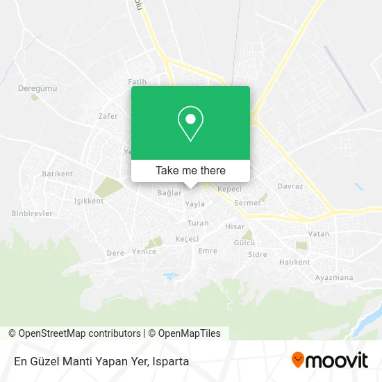 En Güzel Manti Yapan Yer map
