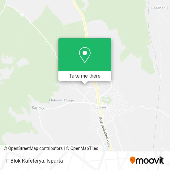 F Blok Kafeterya map