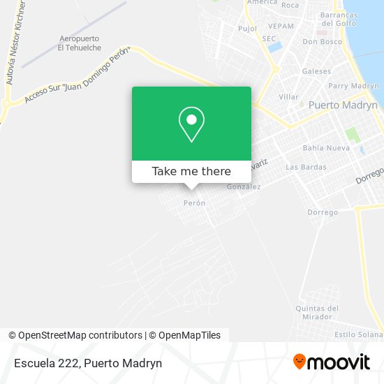 Mapa de Escuela 222