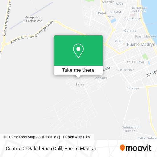 Mapa de Centro De Salud Ruca Calil