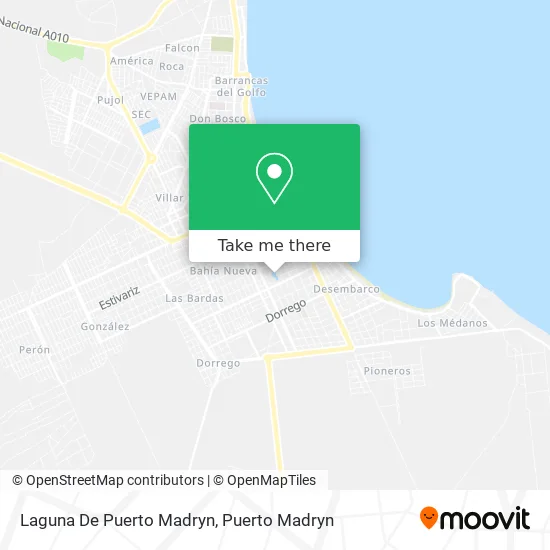 Mapa de Laguna De Puerto Madryn