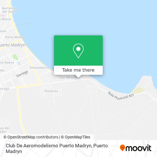 Club De Aeromodelismo Puerto Madryn map