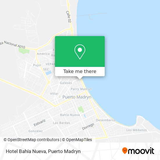 Mapa de Hotel Bahía Nueva