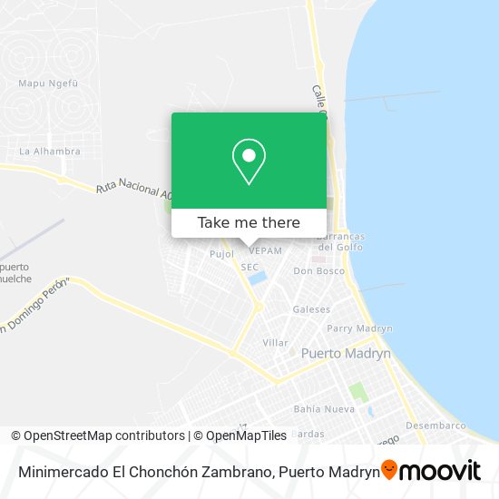 Mapa de Minimercado El Chonchón Zambrano