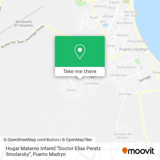 Hogar Materno Infantil “Doctor Elías Peretz Smolarsky” map