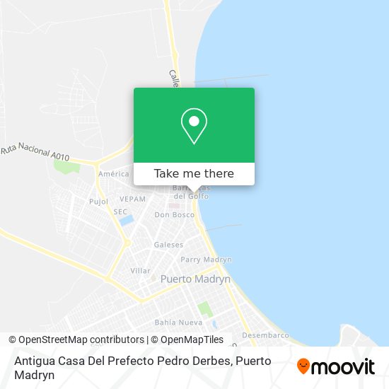 Antigua Casa Del Prefecto Pedro Derbes map