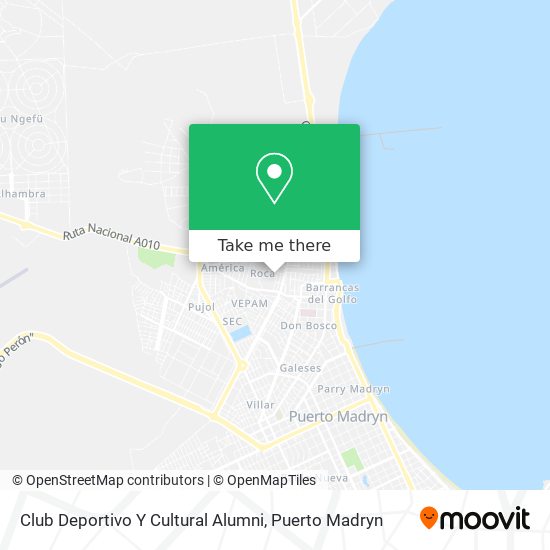 Mapa de Club Deportivo Y Cultural Alumni