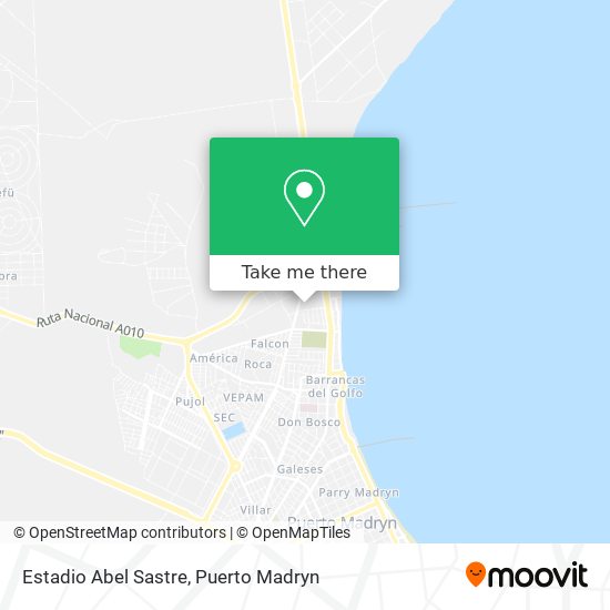 Estadio Abel Sastre map