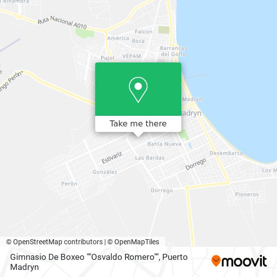 Gimnasio De Boxeo ""Osvaldo Romero"" map