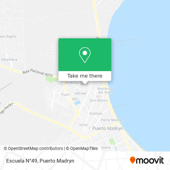 Mapa de Escuela N°49