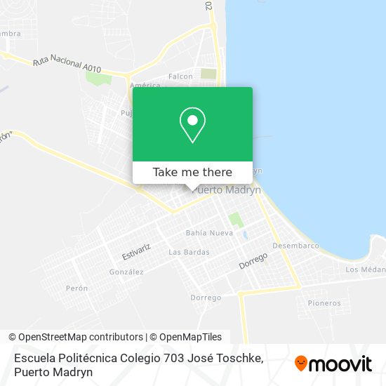 Mapa de Escuela Politécnica Colegio 703 José Toschke