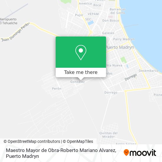 Maestro Mayor de Obra-Roberto Mariano Alvarez map