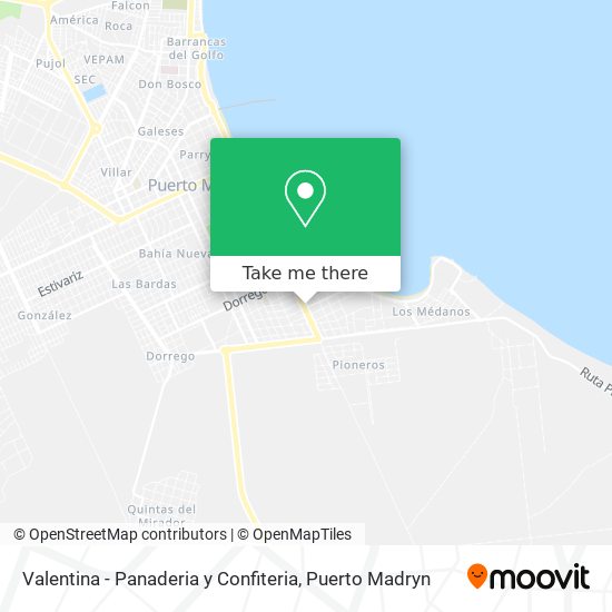 Mapa de Valentina - Panaderia y Confiteria