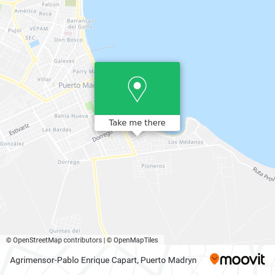 Agrimensor-Pablo Enrique Capart map