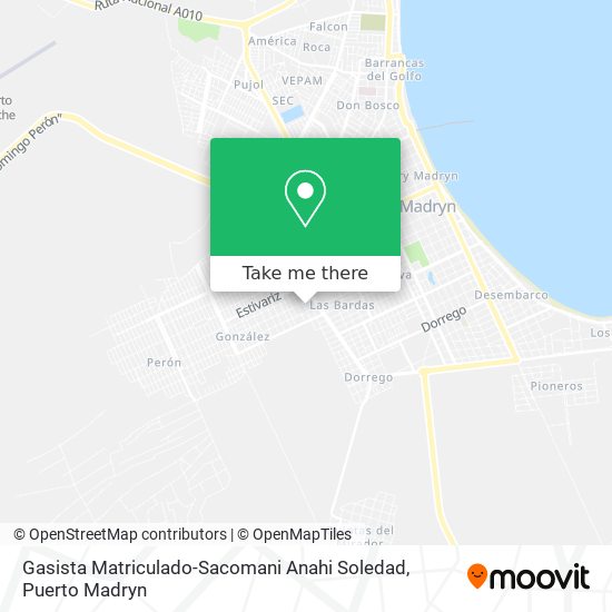 Mapa de Gasista Matriculado-Sacomani Anahi Soledad