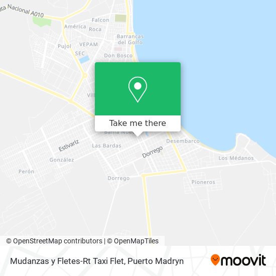 Mudanzas y Fletes-Rt Taxi Flet map