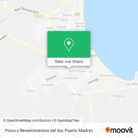 Mapa de Pisos y Revestimientos del Sur