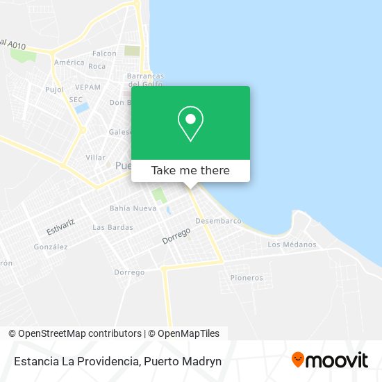 Estancia La Providencia map