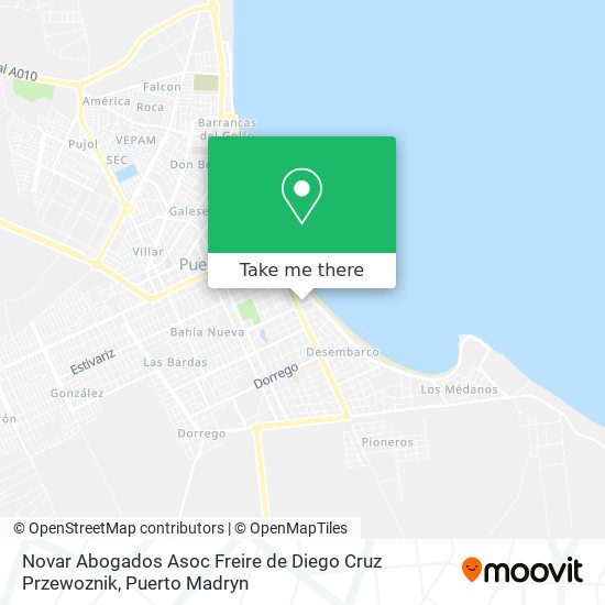 Mapa de Novar Abogados Asoc Freire de Diego Cruz Przewoznik
