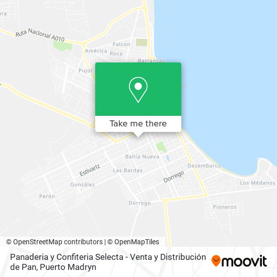 Panaderia y Confiteria Selecta - Venta y Distribución de Pan map