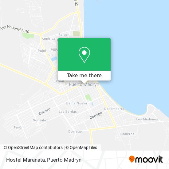 Mapa de Hostel Maranata
