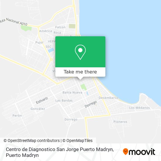 Centro de Diagnostico San Jorge Puerto Madryn map