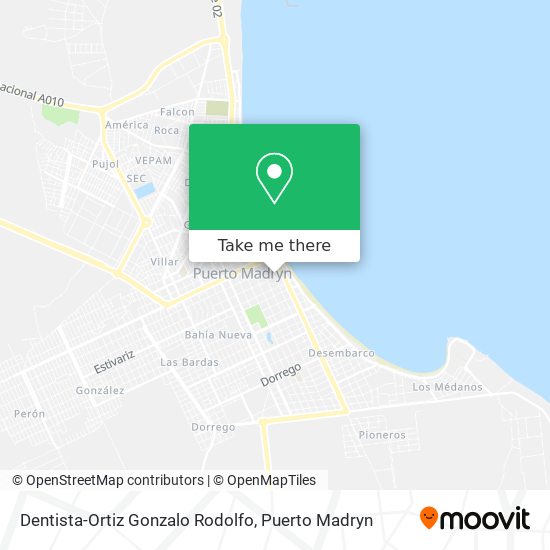 Dentista-Ortiz Gonzalo Rodolfo map