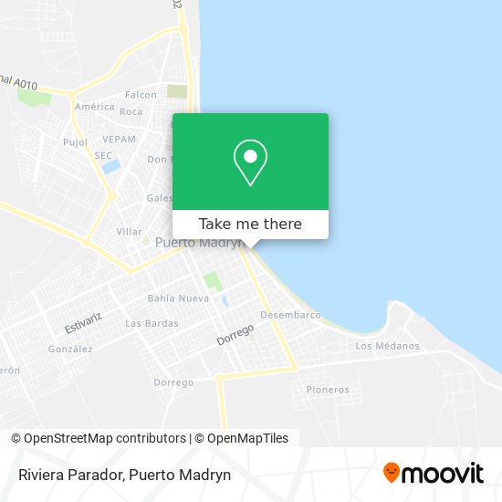 Riviera Parador map