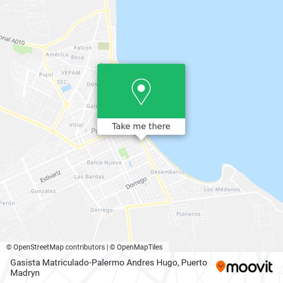 Gasista Matriculado-Palermo Andres Hugo map