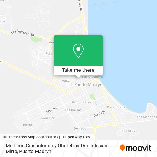 Medicos Ginecologos y Obstetras-Dra. Iglesias Mirta map