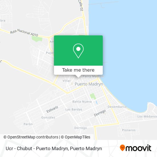 Mapa de Ucr - Chubut - Puerto Madryn
