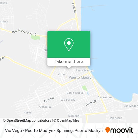 Vic Vega - Puerto Madryn - Spinning map