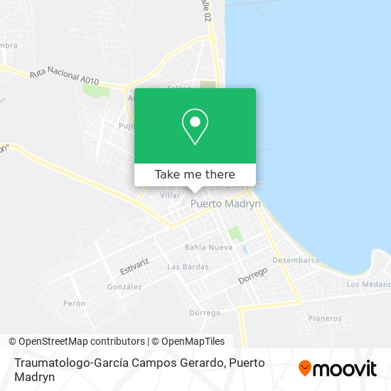 Traumatologo-García Campos Gerardo map