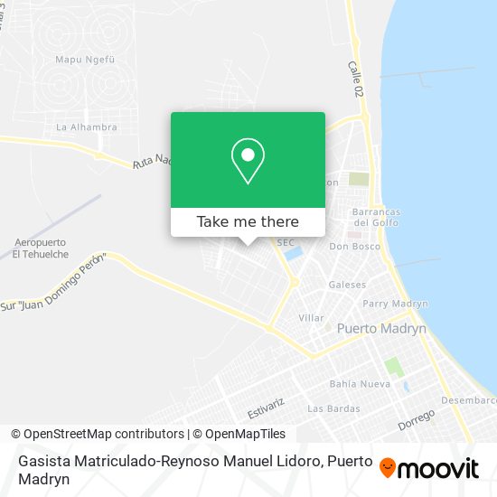 Gasista Matriculado-Reynoso Manuel Lidoro map