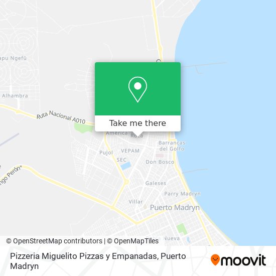 Mapa de Pizzeria Miguelito Pizzas y Empanadas