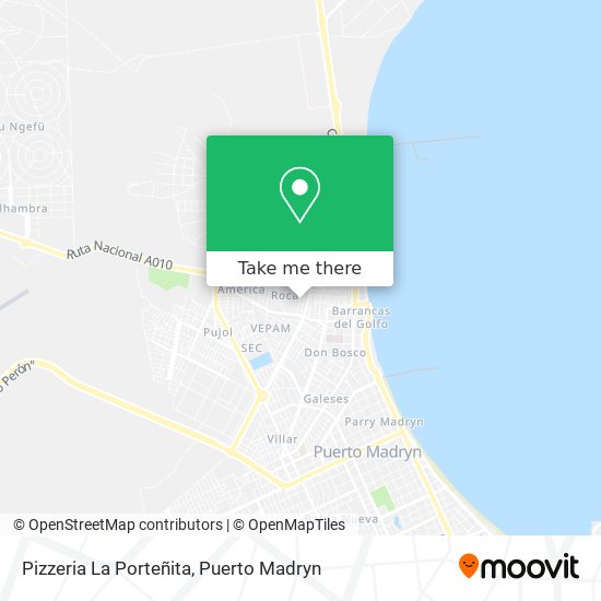 Mapa de Pizzeria La Porteñita