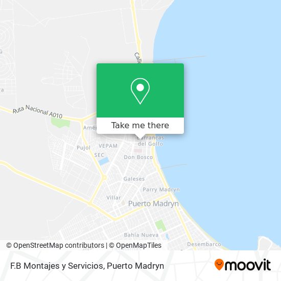 Mapa de F.B Montajes y Servicios