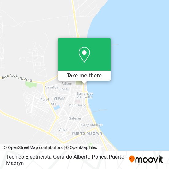 Mapa de Técnico Electricista-Gerardo Alberto Ponce