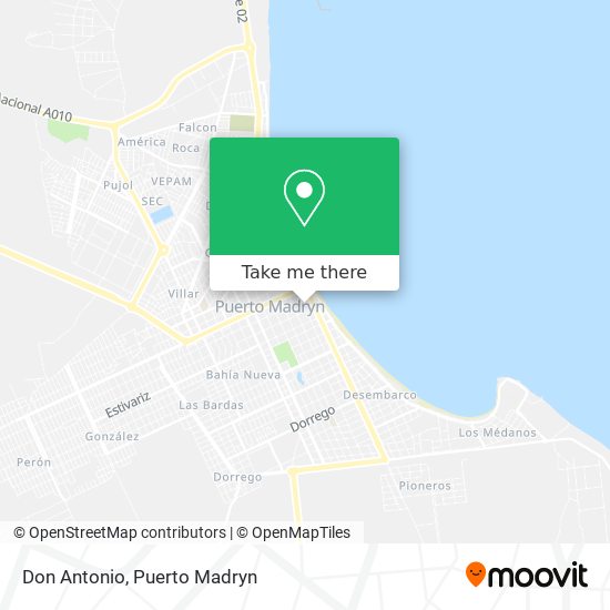 Don Antonio map