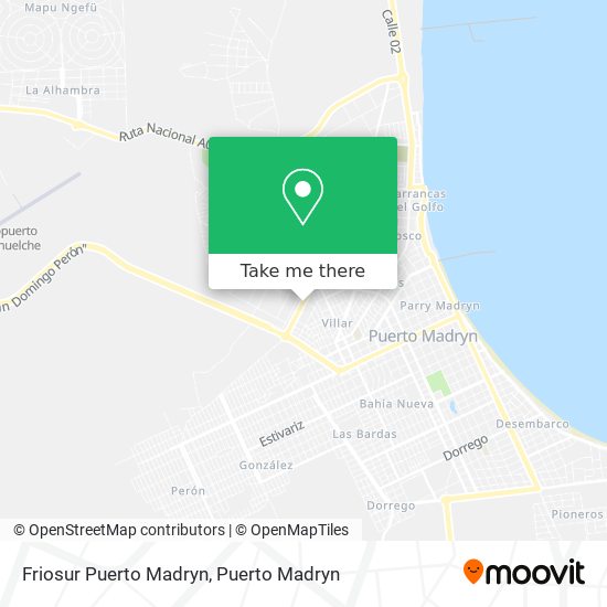 Friosur Puerto Madryn map