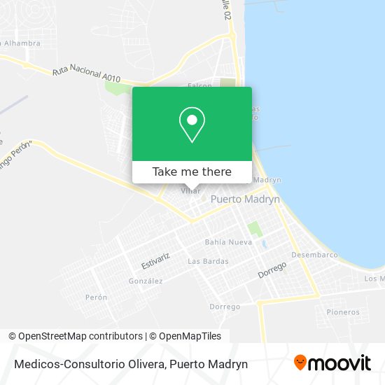 Medicos-Consultorio Olivera map