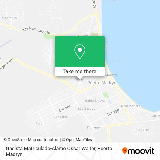 Mapa de Gasista Matriculado-Alamo Oscar Walter