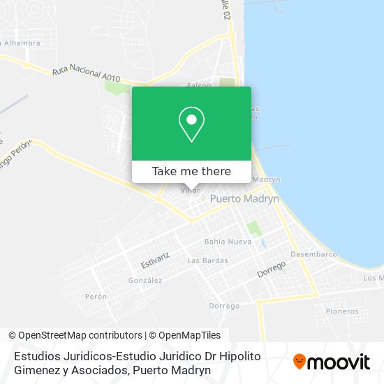 Estudios Juridicos-Estudio Juridico Dr Hipolito Gimenez y Asociados map