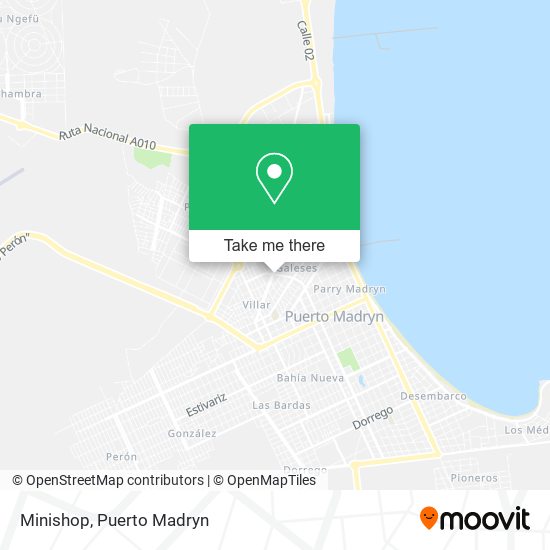 Mapa de Minishop