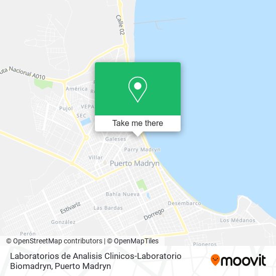 Mapa de Laboratorios de Analisis Clinicos-Laboratorio Biomadryn
