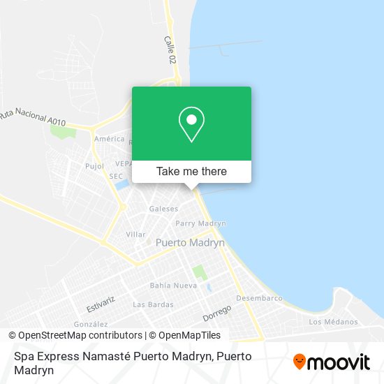 Spa Express Namasté Puerto Madryn map
