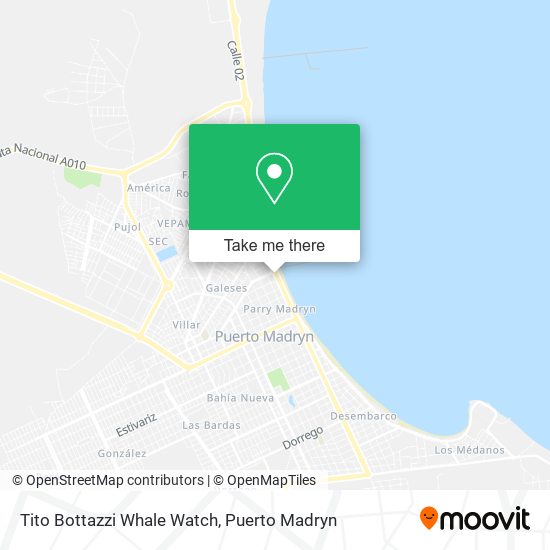 Mapa de Tito Bottazzi Whale Watch