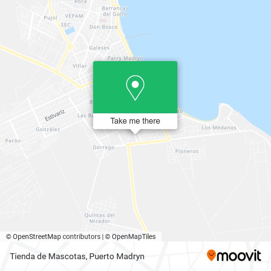 Tienda de Mascotas map