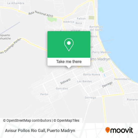 Mapa de Avisur Pollos Rio Gall