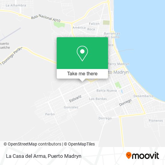 La Casa del Arma map